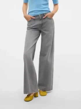 Vmremy Jeans mit mittlerer Leibhöhe und weitem Bein