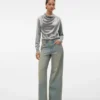 Vmremy Jeans mit mittlerer Leibhöhe und weitem Bein