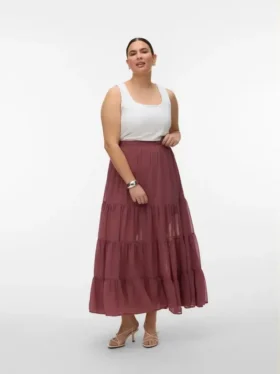 Vmrikke Midirock mit hoher Taille