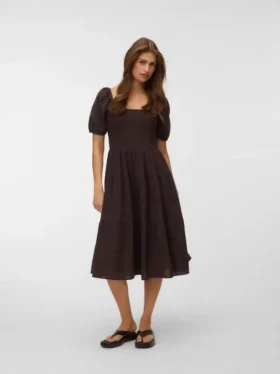 Vmrokaya Midi-Kleid