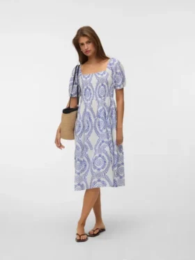 Vmrokaya Midi-Kleid