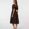 Vmrokaya Midi-Kleid
