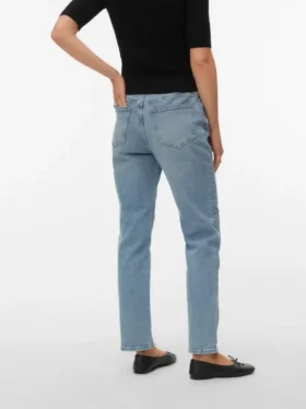 Vmrosie Mid-Rise-Jeans in Slim-Fit