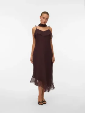 Vmsabrina Midi-Kleid