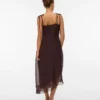 Vmsabrina Midi-Kleid