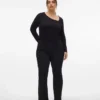 Vmscarlet Jeans mit mittlerer Leibhöhe und ausgestelltem Schnitt