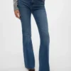 Vmselina High-Rise-Jeans mit ausgestelltem Schnitt