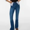Vmsiga High-Rise-Jeans mit ausgestelltem Schnitt