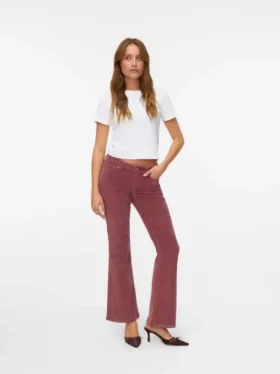 Vmsigi Cordhose mit niedriger Leibhöhe