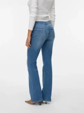Vmsigi Jeans mit niedriger Leibhöhe und ausgestelltem Schnitt