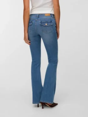 Vmsigi Jeans mit niedriger Leibhöhe und ausgestelltem Schnitt