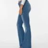 Vmsigi Jeans mit niedriger Leibhöhe und ausgestelltem Schnitt