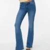 Vmsigi Jeans mit niedriger Leibhöhe und ausgestelltem Schnitt