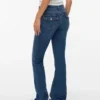 Vmsigi Low-Rise-Jeans mit ausgestelltem Schnitt