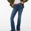 Vmsigi Low-Rise-Jeans mit ausgestelltem Schnitt