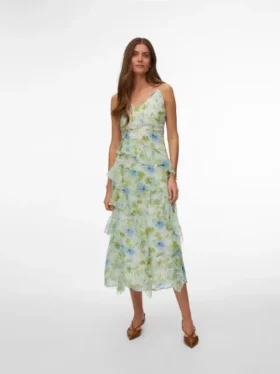 Vmsmilla Langes Kleid