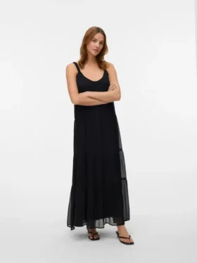 Vmsmilla Langes Kleid