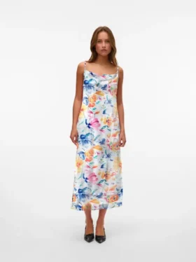 Vmsmilla Langes Kleid