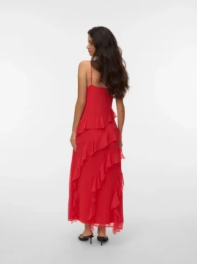 Vmsmilla Langes Kleid