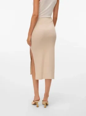 Vmsofia Midi-Rock mit hoher Taille