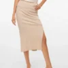 Vmsofia Midi-Rock mit hoher Taille