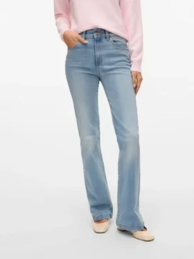 Vmtanna High-Rise-Jeans mit ausgestelltem Schnitt