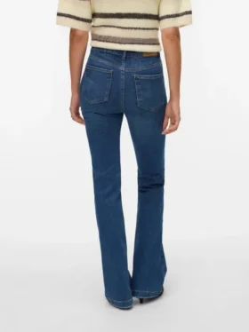 Vmtanna Jeans mit hoher Taille und ausgestelltem Schnitt