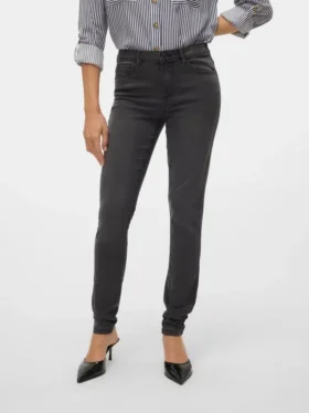 VMTanya Mid-Rise-Jeans in Skinny-Passform