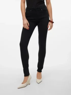 VMTanya Mid-Rise-Jeans in Skinny-Passform