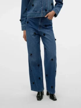 Vmtaylor Jeans mit mittlerer Leibhöhe und lockerer Passform