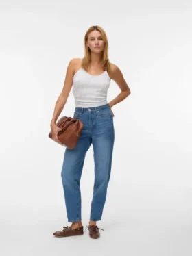 Vmtessa High-Rise-Jeans im Mom-Fit