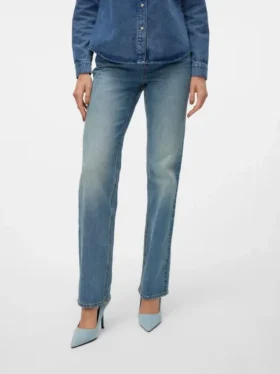 Vmtessa High-Rise-Jeans in gerader Passform