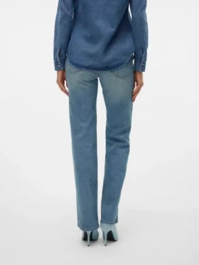 Vmtessa High-Rise-Jeans in gerader Passform