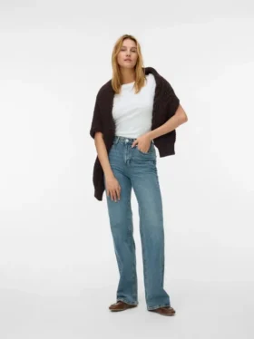 Vmtessa High-Rise-Jeans in weiter Passform