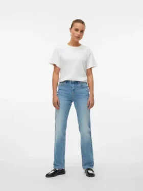 Vmtessa High-Rise-Jeans mit gerader Passform
