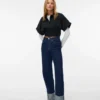 Vmtessa High Rise Wide Fit – Cropped-Jeans