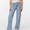 Vmtessa Jeans mit hoher Leibhöhe und weitem Bein