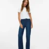 Vmtessa Jeans mit hoher Leibhöhe und weitem Bein