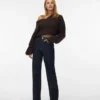 Vmtessa Jeans mit hoher Leibhöhe und weitem Bein