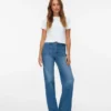 Vmtessa Jeans mit hoher Leibhöhe und weitem Bein