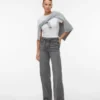 Vmtessa Jeans mit hoher Leibhöhe und weitem Bein