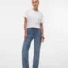 Vmtessa Jeans mit hoher Leibhöhe und weitem Bein