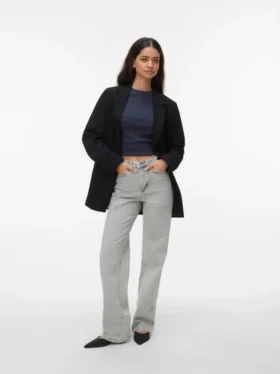 Vmtessa Jeans mit hoher Leibhöhe und weitem Bein