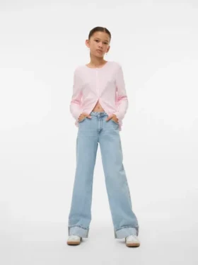 Vmtessa Jeans mit hoher Leibhöhe und weitem Bein