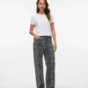 Vmtessa Jeans mit hoher Leibhöhe und weitem Bein