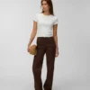 Vmtessa Jeans mit hoher Leibhöhe und weitem Bein