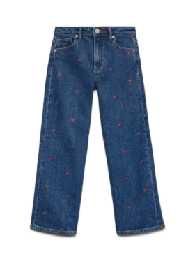 Vmtessa Jeans mit hoher Leibhöhe und weitem Bein
