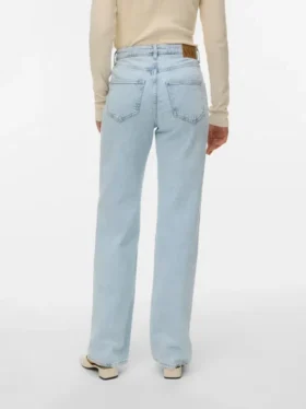 Vmtessa Jeans mit hoher Leibhöhe und weitem Bein