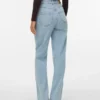 Vmtessa Jeans mit hoher Leibhöhe und weitem Bein