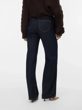 Vmtessa Jeans mit hoher Leibhöhe und weitem Bein